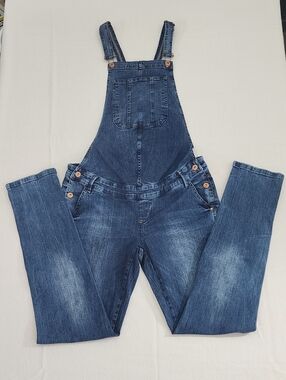 Noppies Maternity Denim Overalls Size 30 Pregnancy Dungarees Jeans